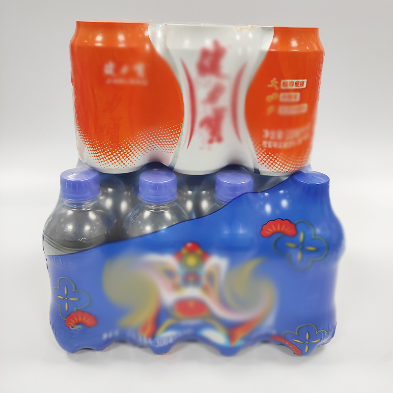 PE película Termocontraíble electrodomésticos tablero de madera película retráctil blanco lechoso película de embalaje de bebidas Guangzhou procesamiento de la fábrica