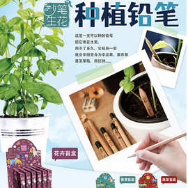 小花农铅笔种植盲盒 妙笔生花 儿童DIY盆栽种植玩具学生创意礼品