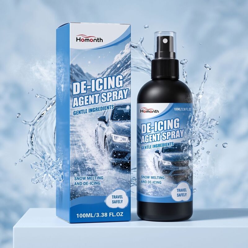 Homonth Snow Melting and De-icing Spray - Car Window and Rearview Mirror Snow and Ice Softener - Essential Car Cleaning Spray Homonth Snow Melting and De-icing Spray - Car Window and Rearview Mirror Snow and Ice Softener - Essential Car Cleaning Spray