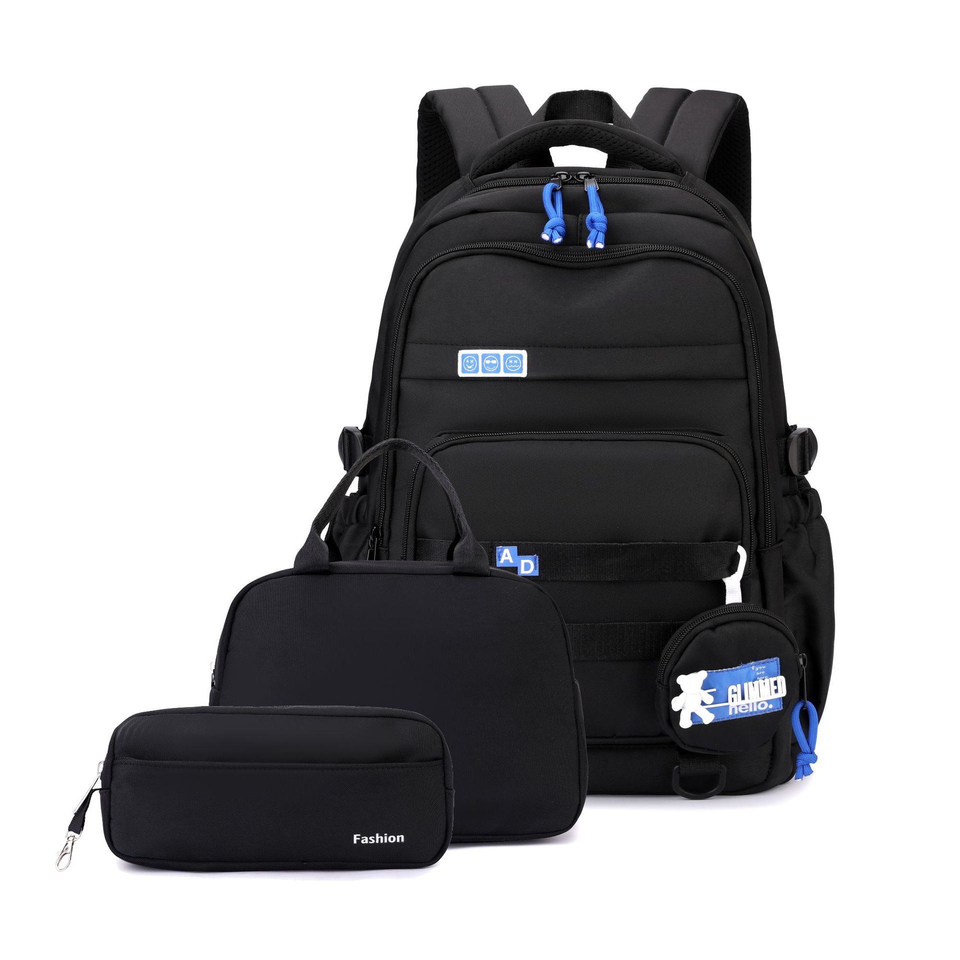 Nuevo bolso de escuela primaria de nailon transfronterizo, mochila reductora de carga, estudiante de secundaria masculino, mochila de moda de gran capacidad al por mayor