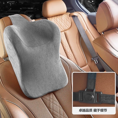 Cross-border memory foam car Headrest - single-headrest-gray