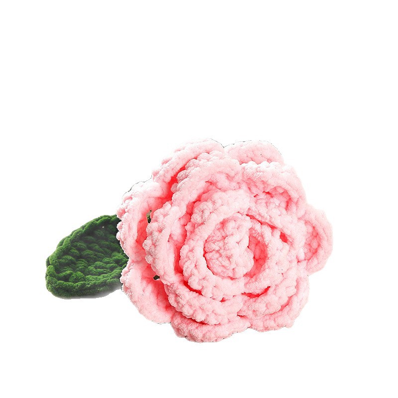 情人节礼物毛线编织花巨无霸玫瑰花束成品送女友闺蜜生日礼物2025|undefined