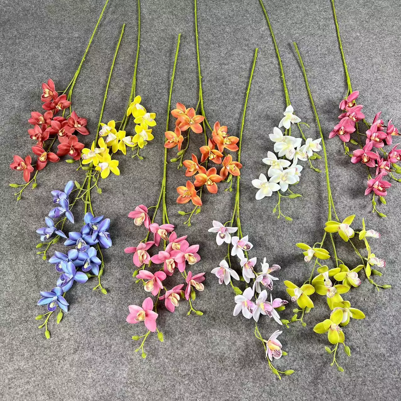 3D打印仿真花鸽子兰蝴蝶兰家居婚庆装饰瓶兰花花束厂家直销鸽子兰