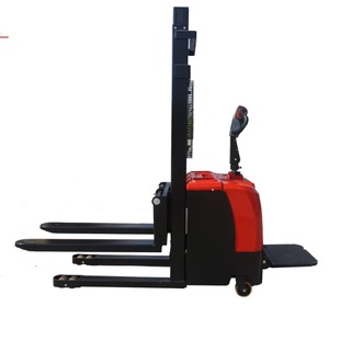 Fully Electric Stacker, Ride-On Balanced Counterweight Electric Forklift, Battery-Powered Leg-Type Fully Electric Stacker