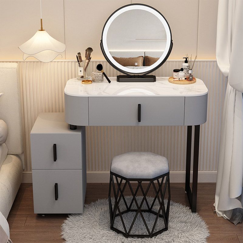 H4 Xiaohongshu 인기 모델 그레이 및 블랙(둥근 거울)