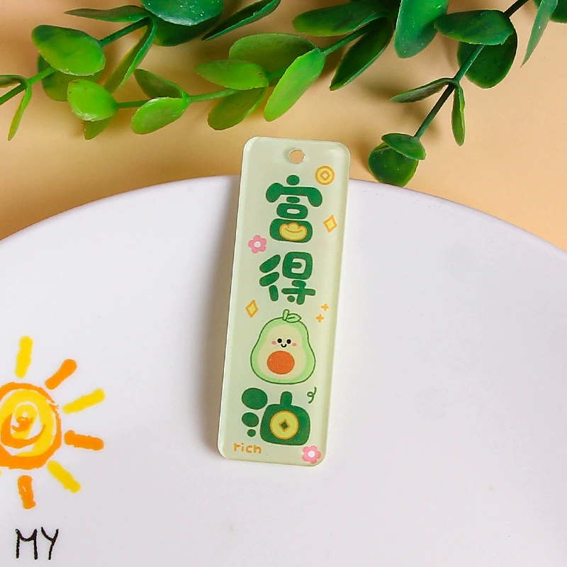 Double-sided acrylic accessories, bag decoration, car keys, accessory