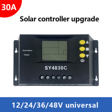 跨境太阳能控制器12V24V36V48V自适应铅酸锂电池充电控制器SY4830