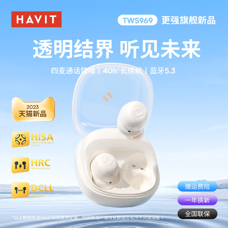 Heweite Bluetooth Headset In-Ear Private Model Mini Beanie Shape Girls Long Battery Wireless Bluetooth Noise Canceling Headset