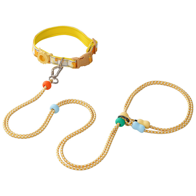 Doble segmento multifuncional anti-explosivo de dopamina perros perros perros pequeños y medianos cuerda de tracción de mascotas