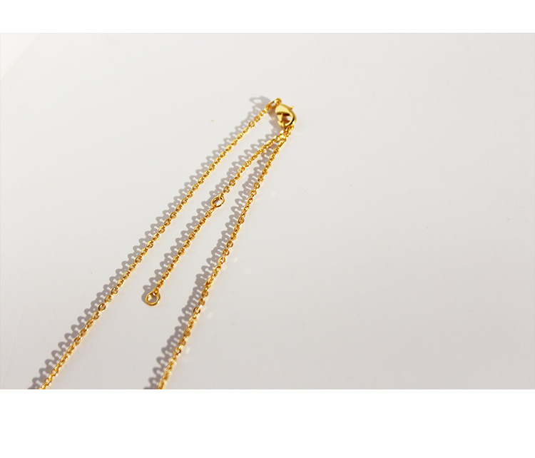 Retro Geometric Copper Plating Zircon Pendant Necklace