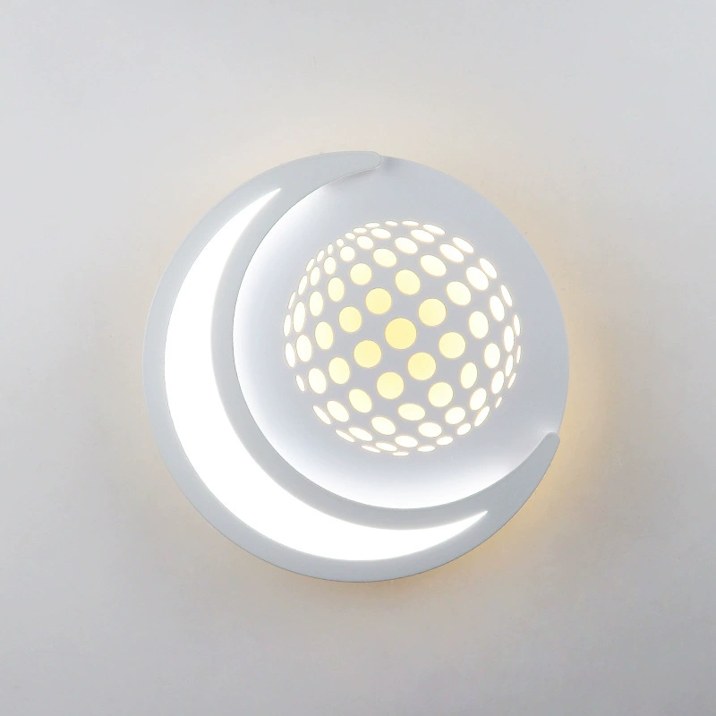 LED сферическая современная минималистичная бра для коридора, спальни, гостиной, с рисунком цветов