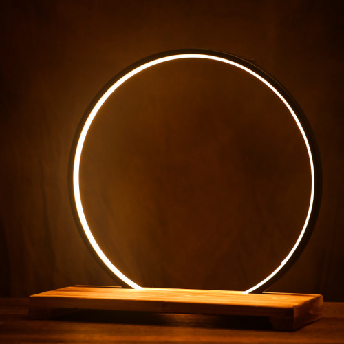 New Chinese-style creative Zen-style home decor scented diffuser LED lamp ring for living room office club fortune-telling decoration