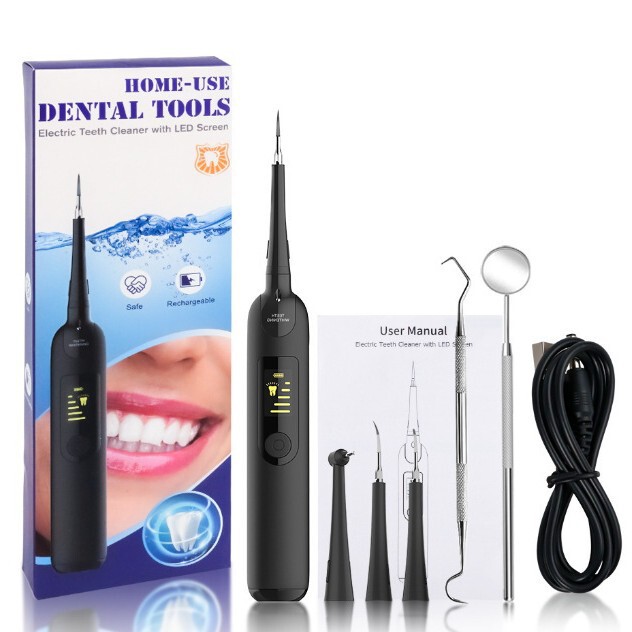 New Household Tooth Cleaner, Tooth Cleaner, Calculus Remover, Tooth Care Tool, Electric Tooth Beauty Instrument