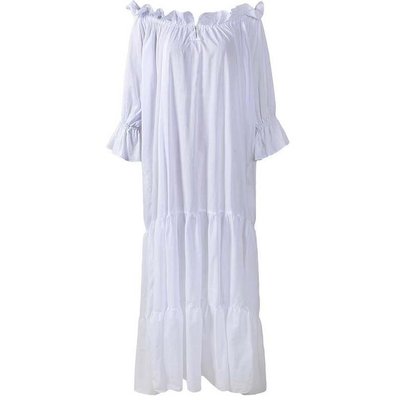 Cross Border Foreign Trade Medieval Pirate Fairy Renaissance Peasant Dress Up Ruffled Loose dress