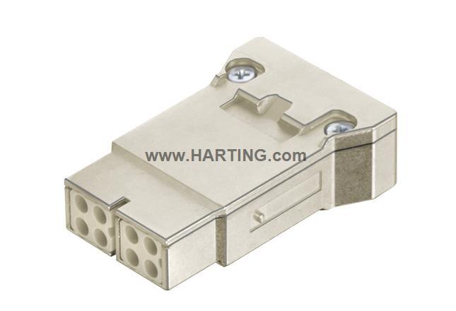 屏蔽模块 09140083116 harting 2*4屏蔽 模块 8针哈丁浩亭连接器