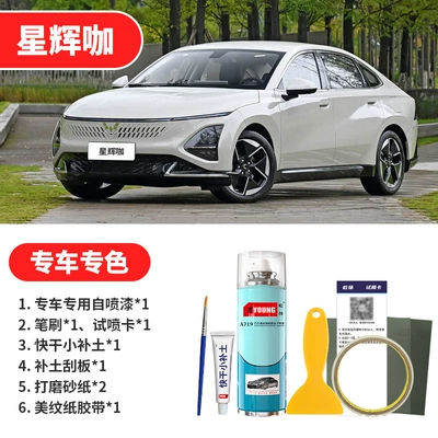 Avtomobil boya qələmləri: Star Sand Gray Star Shine White - xinghui-coffee-emergency-repair