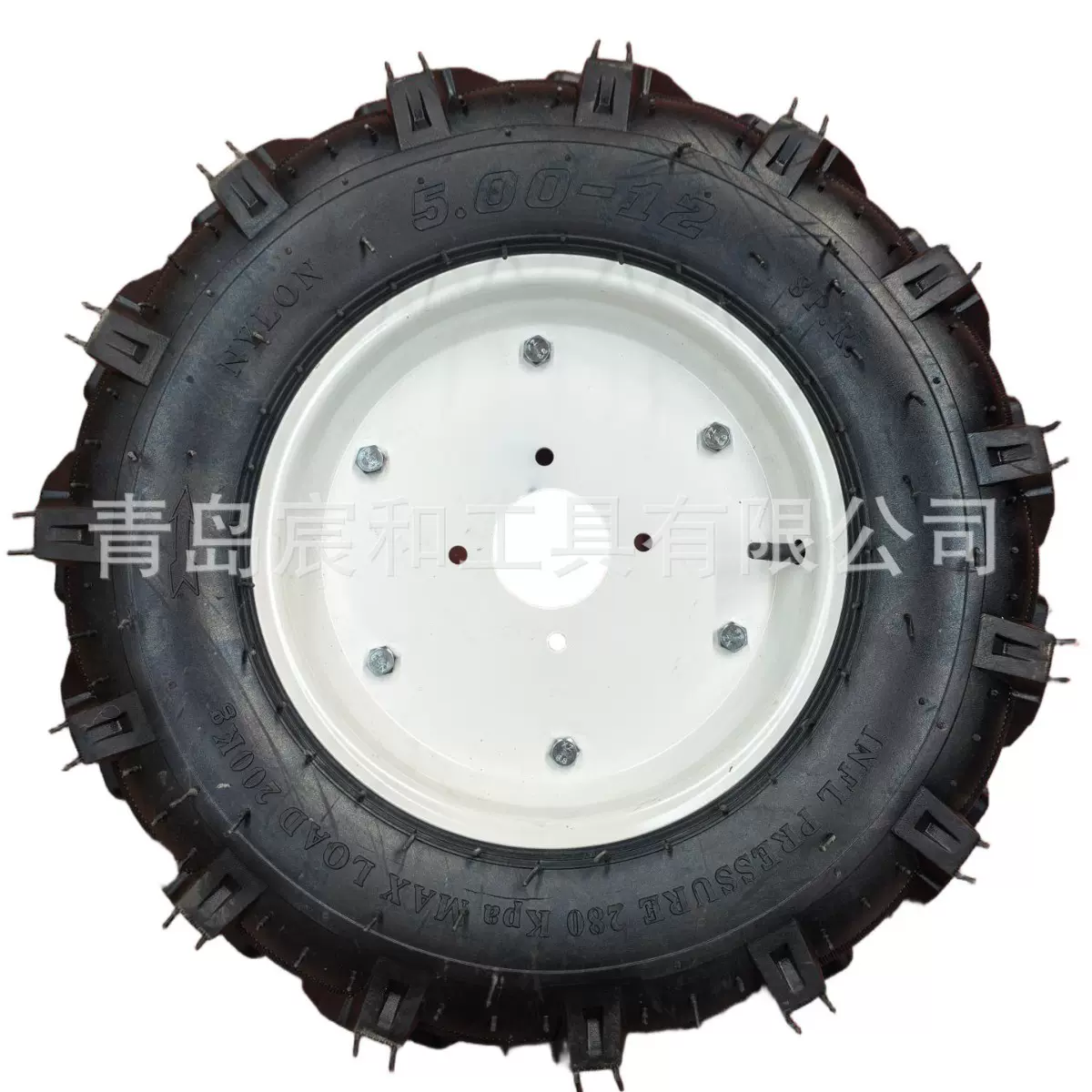 源头工厂生产5.00-12无内胎充气轮真空胎 直径585mm 拖拉机轮胎等