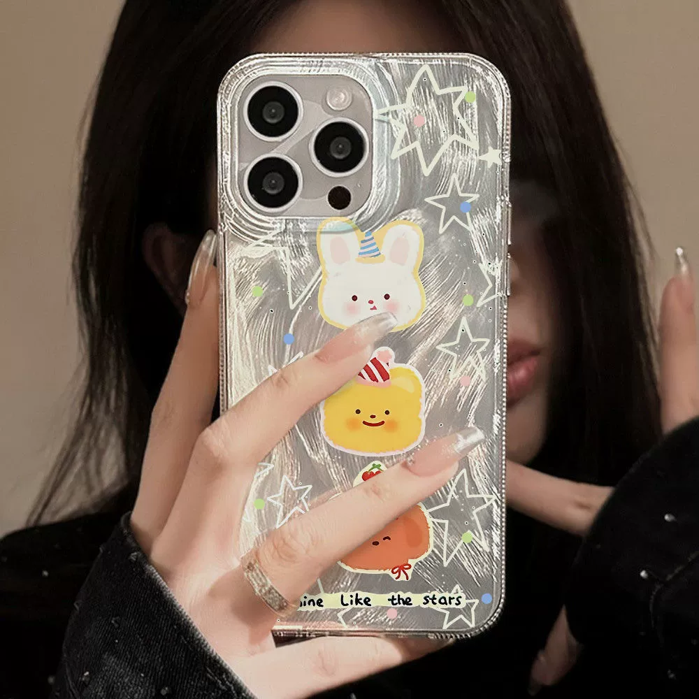 Apple, мультяшная совместимая чехол для iPhone17, чехол для телефона, 17promax, 13