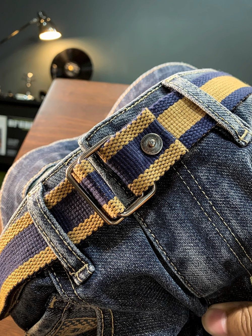 2024 Spring Jeans Men's Korean Edition Trendy Embroidery Fit Slim Straight Leg Fashion Versatile Casual Pants_mkmklike.com