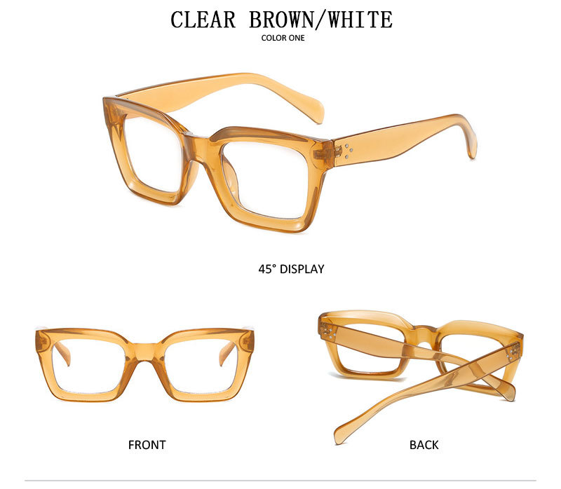 Sunglasses Classification Ac, UV400 Protection Lens Material Square Glasses Style Retro Square Ac UV400 Protection Square Full Frame Women's Sunglasses