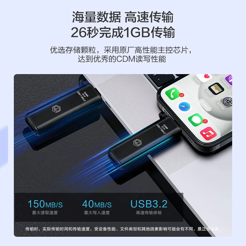 Высокоскоростная компактная USB флешка, 2 шт., 64G