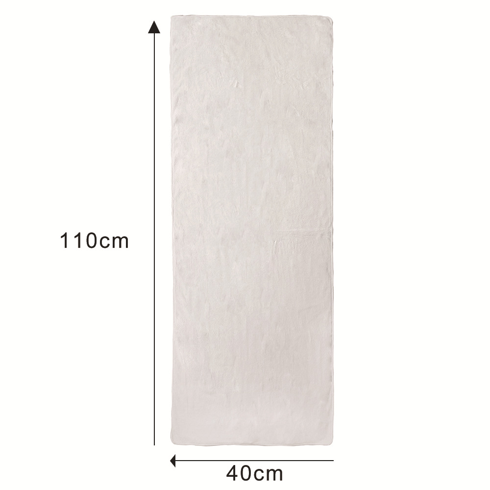 Toalla de transferencia de calor 400g Toalla de poliéster de doble cara Toalla de impresión de sublimación Toalla de baño Toalla de playa en blanco al por mayor