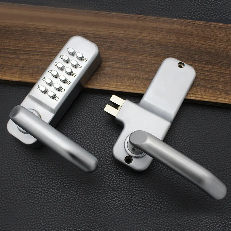 Cerradura de puerta de vidrio personalizada cerradura de puerta mecánica de oficinas puerta de la tienda cerradura de puerta de vidrio sin marco cerradura electrónica