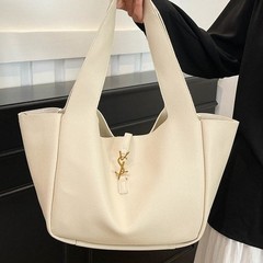 高级感女包韩版时尚纯色单肩手提包大容量轻奢软皮腋下托特包批发