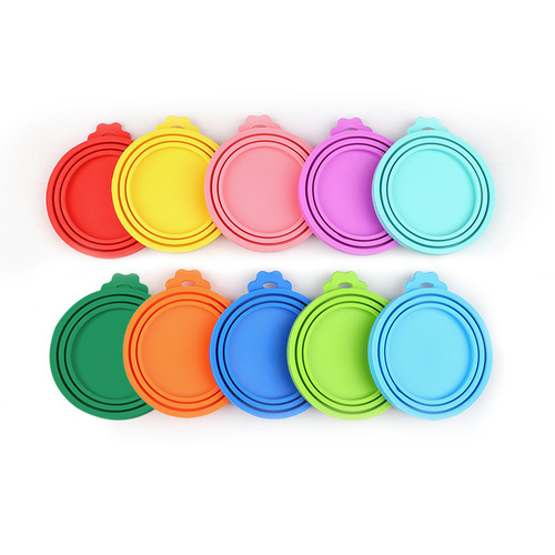 Factory Direct Sale Silicone Soft General Purpose Sealing Storage Silicone Pet Canned Lid