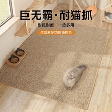 入户门地垫仿剑麻地毯 2025新款防猫抓地垫 入门玄关门外家用脚垫