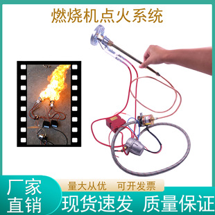 Diesel burner ignition system automatic igniter injector biological particles electromagnetic pump high pressure package flame stabilizing disc