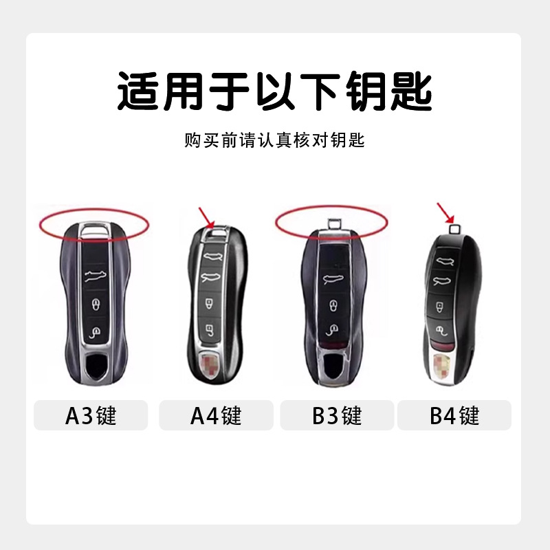Suitable for Porsche Key Shell Panamera 911/922/Taycan/718 Protective Case
