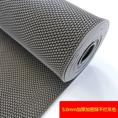 Avtomobil döşəmə paspasları — mat carpet floor mat - 50mm-foot-thick-encryption-step-not-rotten-gray-9060cm