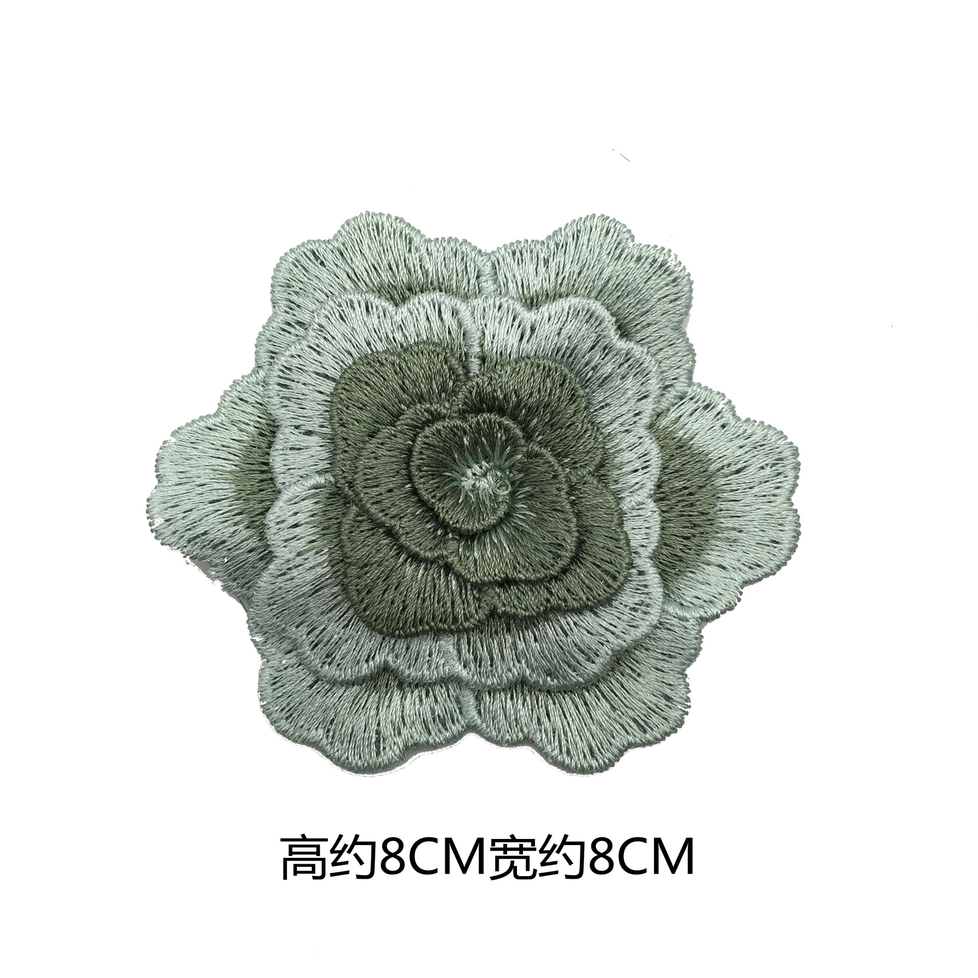 ポリエステルの立体刺繍の花の水溶色の花の服の装飾の子供服のアクセサリのコンピュータの刺繍の花の卸売り