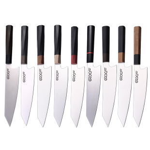 Yangjiang Qiao Daughter-In-Law Foreign Trade New German Steel Chef's Knife 8inch G10 Handle Chef's Knife Japanese Kitchen Knife Meat Knife
