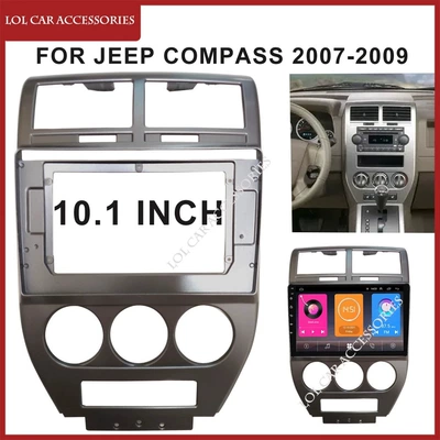 Suitable for 2007-2009 Jeep Compass (10.1inch Central Control Navigation Frame Android Frame Audio Panel