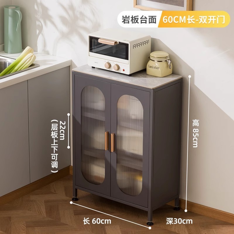 キッチン収納ラック薄型壁ナローサイドキャビネット床置き多層ドア付き超狭い収納収納壁サイドボード|undefined