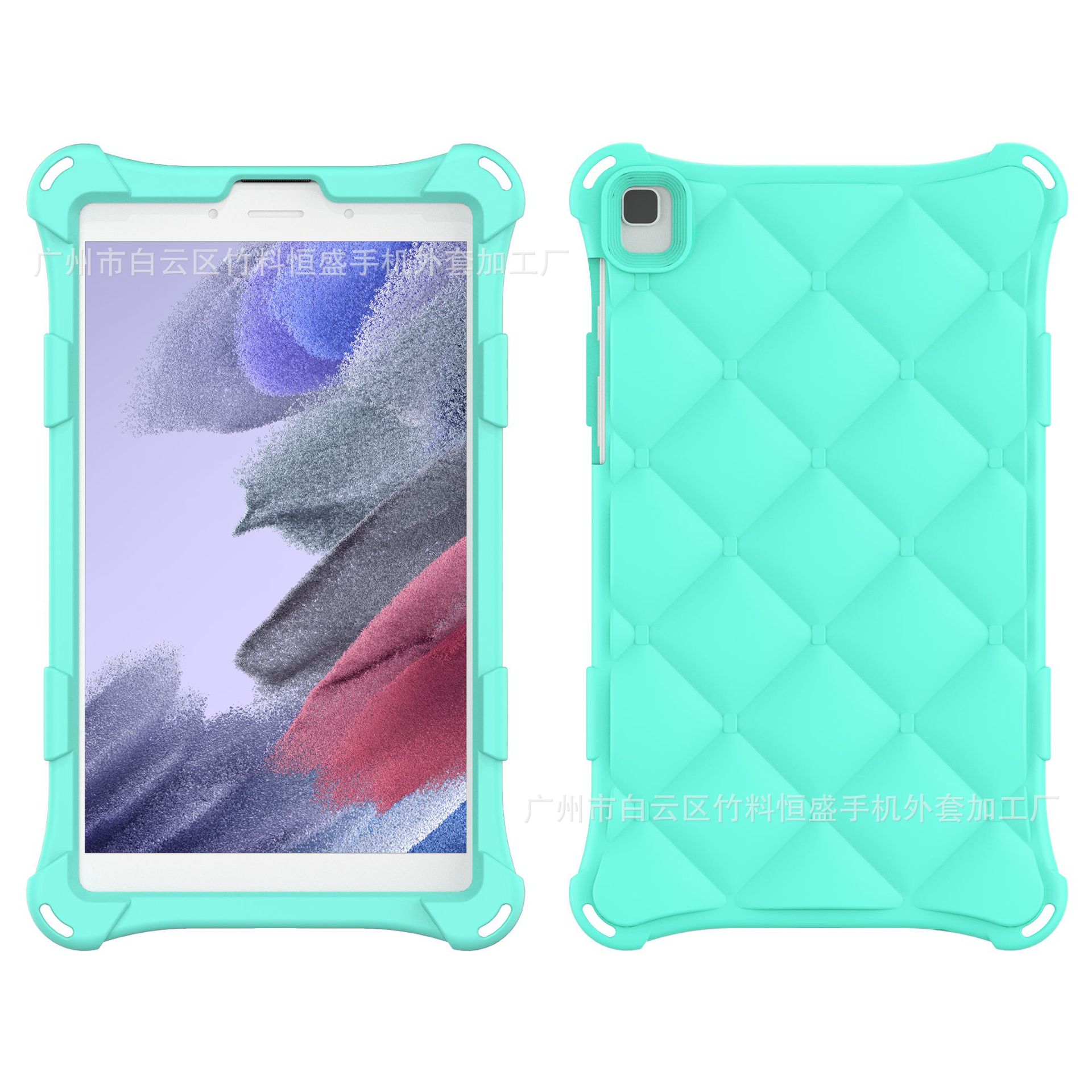 适用ipd 10.2英寸平板壳ipd Air3 10.5英寸硅胶套菱形纹保护壳