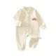 Baby's Long-sleeved Suits Spring and Autumn Pure Cotton Class A Hatshirt for Boys and Girls New Style Home Clothes Spring Clothes