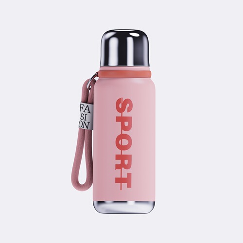 316 Stainless Steel Insulated Cup Large Capacity Vacuum Cup Wholesale Portable Student Bullet Head Sports Water Bottle with Printing