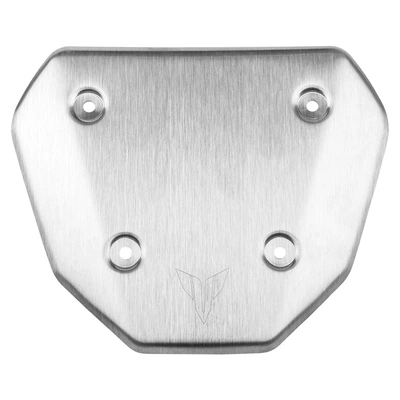 Suitable for Yamaha MT09 2024 spoiler aluminum motorcycle accessories windshield windshield with bracket (Motorcycle front windshield) - silver