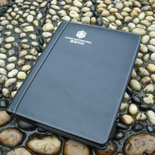 东莞工厂生产真皮商务文件夹 银行皮质经理文件夹烫金文件夹外壳