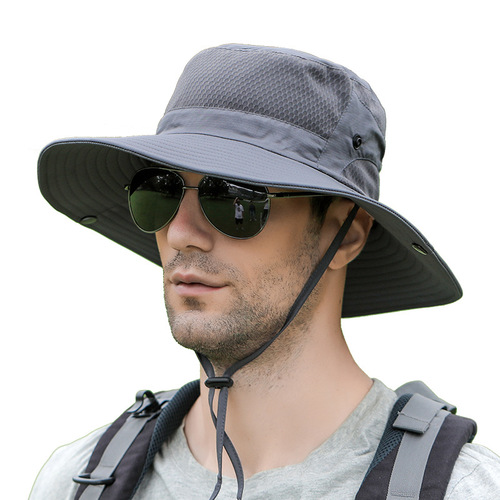 Fisherman Hat Men's  New Outdoor Sun Protection Hat Mountaineering Fishing Sun Hat Cycling Sun Protection Hat Sun Hat