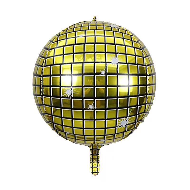 22 pulgadas Disco 4D Balones de aluminio Balones estéreo Bar Club Atmósfera Decoración Balones de aluminio al por mayor Láser image 8
