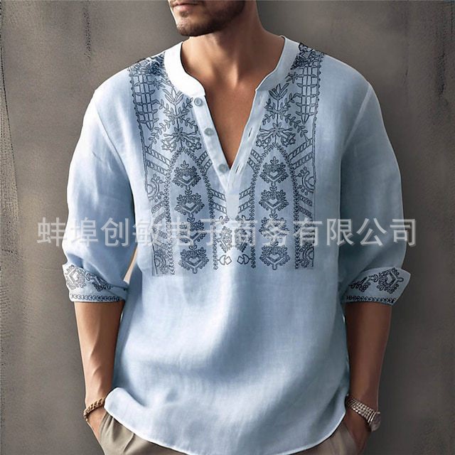 2023 transfronteriza europea y americana de los hombres de verano nuevo color sólido solapa de manga corta de moda cardigan casual camisa delgada para los hombres