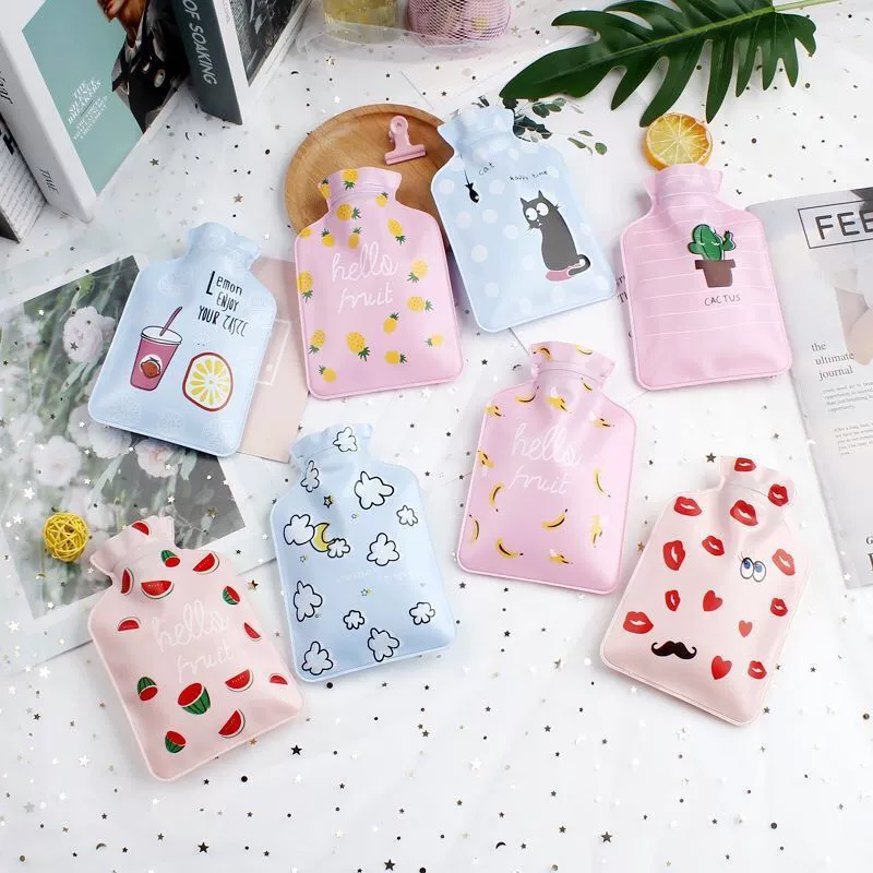 Грелка для рук небольшого размера, портативная мини-сумка для промывки горячей воды, горячий компресс для глаз, Детская сумка для теплой воды, Женская инъекция воды, милая прозрачная