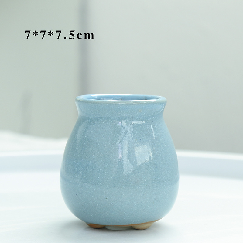 Cerámica maceta suculenta colorido traje Planta Fresca pequeña olla simple creativo personalizado hogar jardinería olla al por mayor