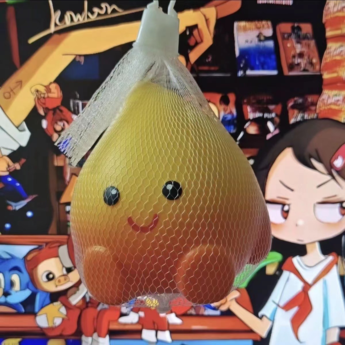 Wahaha pellizco pellizco PU botella de rebote lento juguete de descompresión AD botella de bebida de leche de calcio extruida y descompresión caja ciega