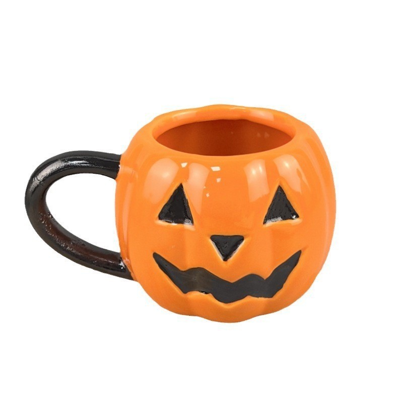 Tazas de Halloween cuidadosamente seleccionadas, tazas de café con forma de calabaza, tazas estilo caricatura, regalos empresariales.