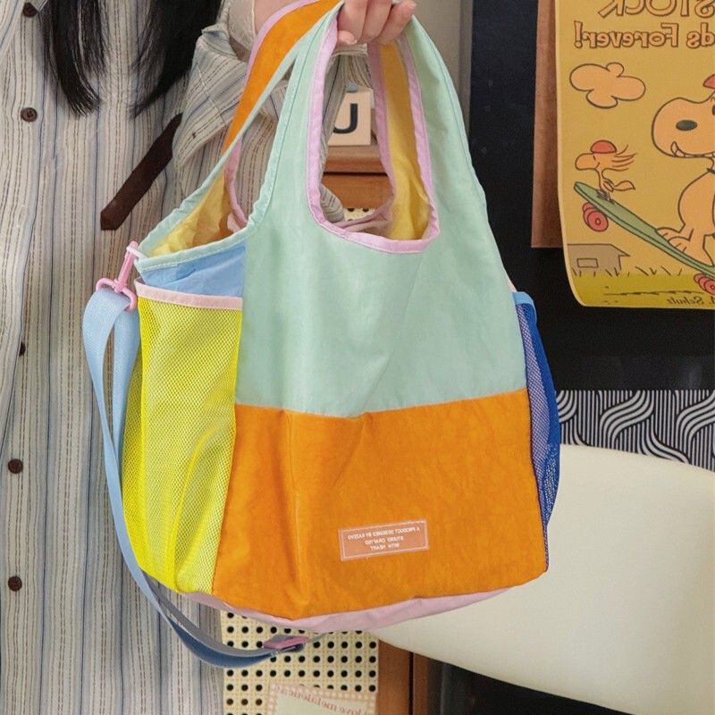 Energetic summer dopamine color scheme niche handbag for students, suitable for classes, outings, and light commuting, crossbody bag Energetic summer dopamine color scheme niche handbag for students, suitable for classes, outings, and light commuting, crossbody bag